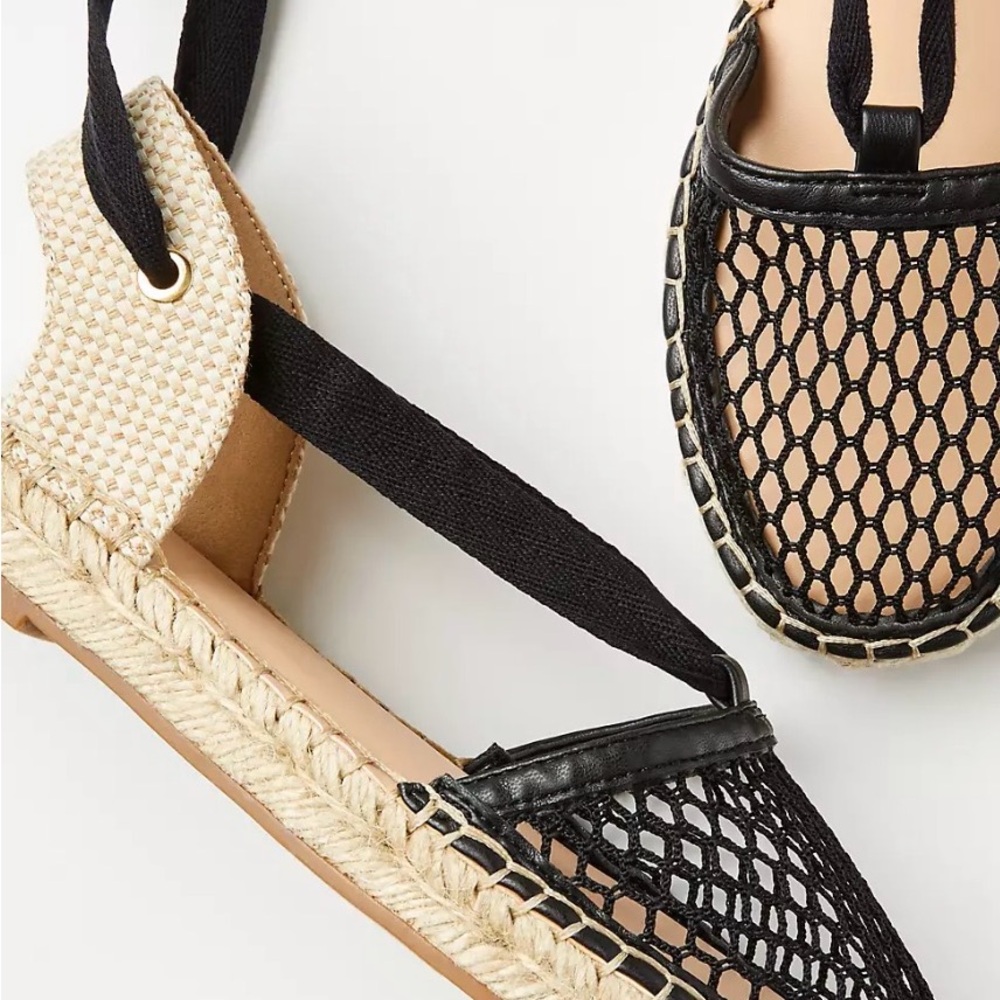 LOFT Lace Up Espadrille Sandals -- 9.5 NWT